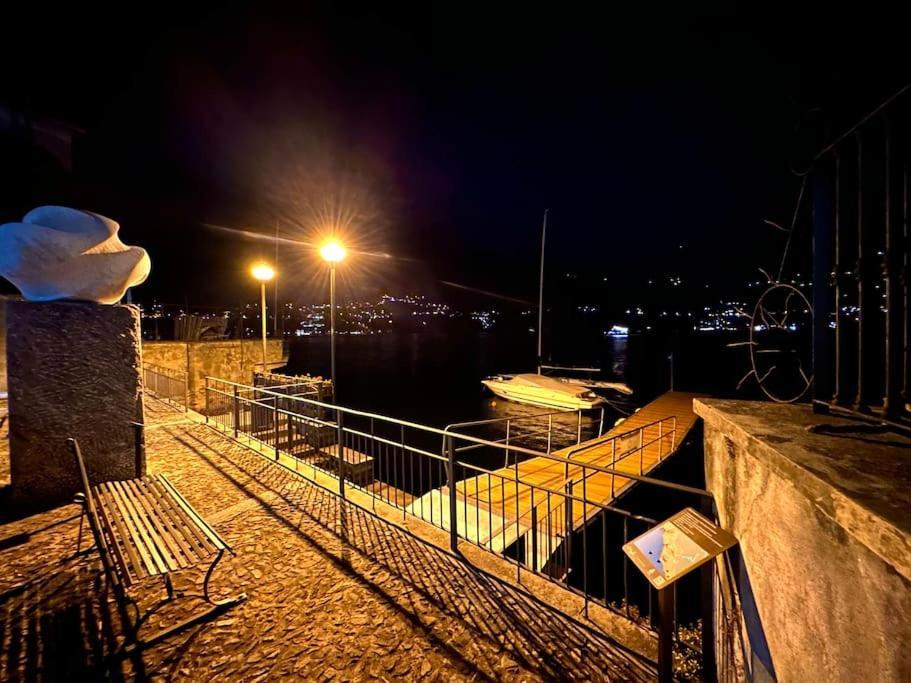 Romantic Home Stone With Amazing View Lake Of Como And Oleandra Laglio Exteriör bild
