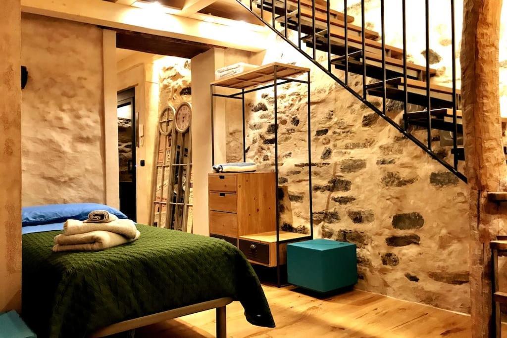 Romantic Home Stone With Amazing View Lake Of Como And Oleandra Laglio Exteriör bild