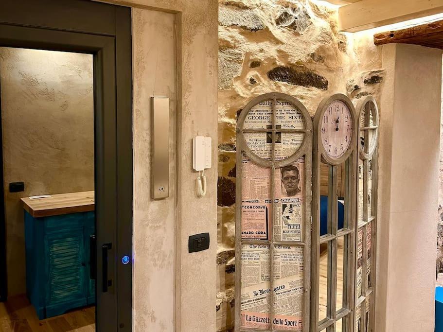 Romantic Home Stone With Amazing View Lake Of Como And Oleandra Laglio Exteriör bild